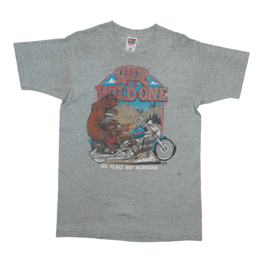 1990s Harley Davidson Ride The Wild One Shirt Front