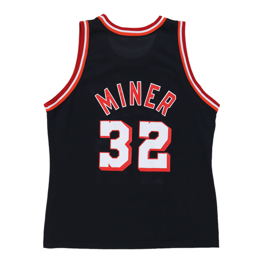 1990s Harold Miner Miami Heat NBA Jersey Back