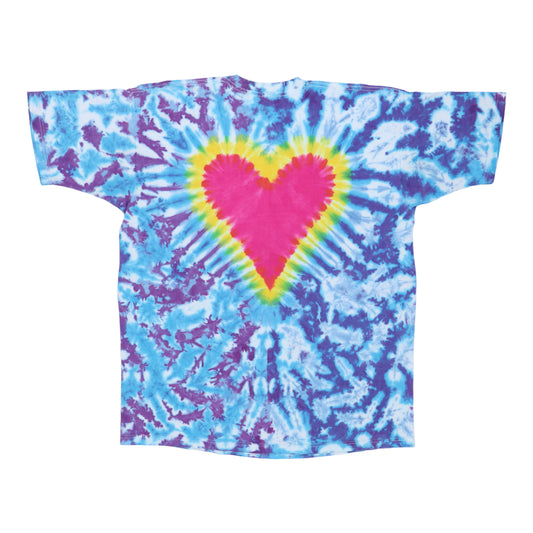 1990s Heart Tie Dye Shirt