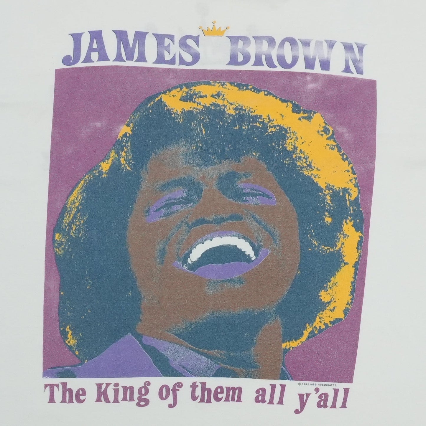 1990s James Brown Live In Europe Long Sleeve Shirt Detail 1