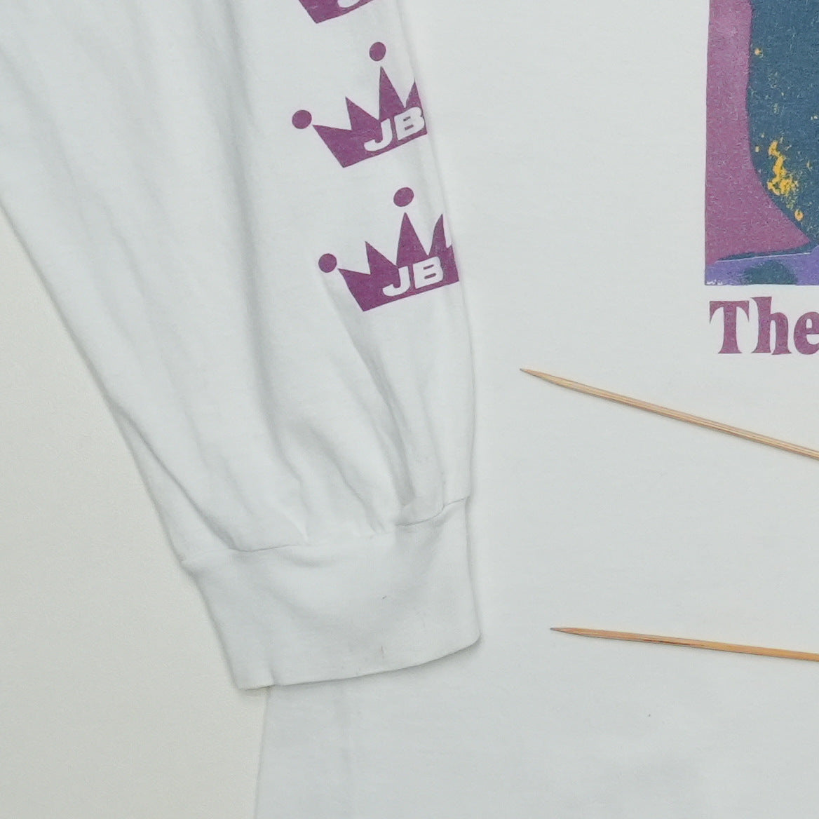1990s James Brown Live In Europe Long Sleeve Shirt Detail 4