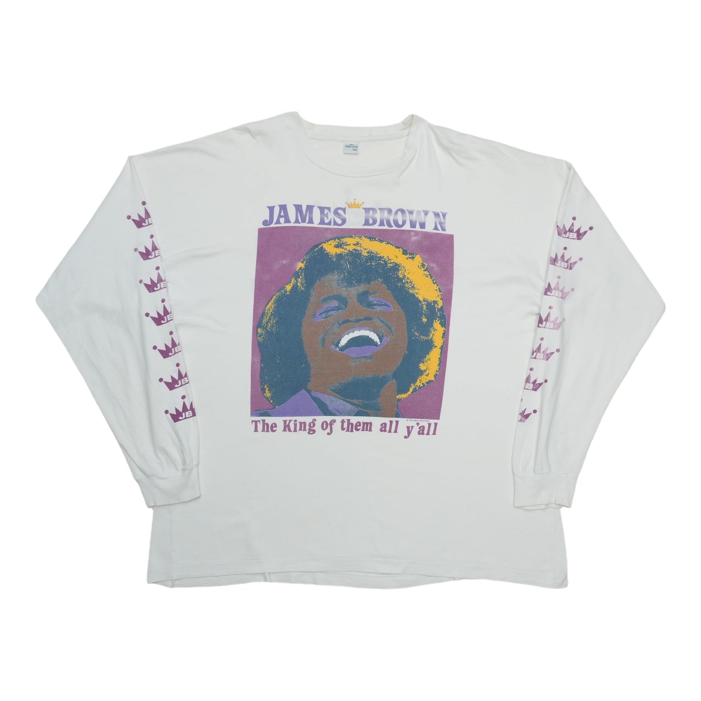 1990s James Brown Live In Europe Long Sleeve Shirt Front