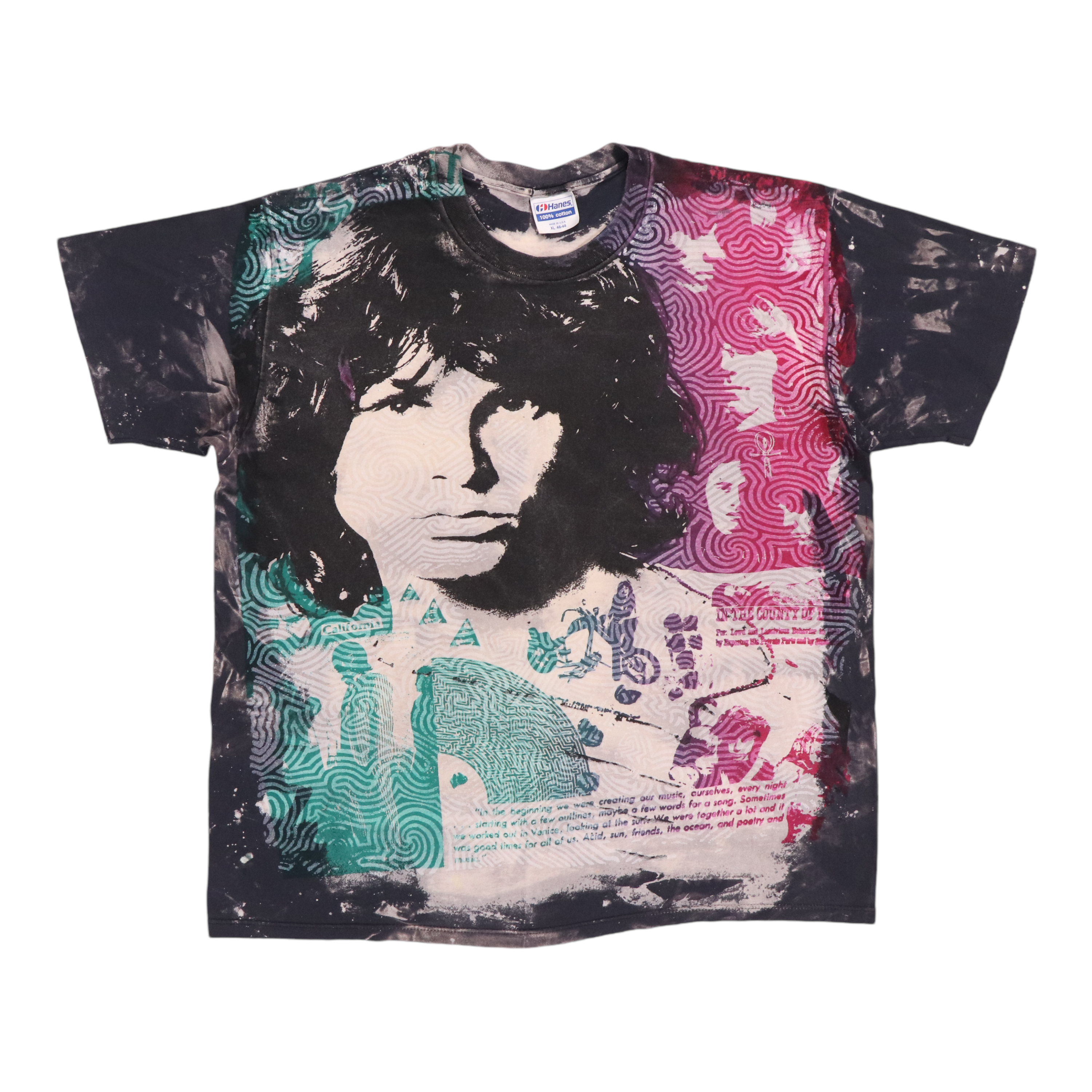 1990s Jim Morrison Mosquitohead Shirt | Authentic Vintage Tee