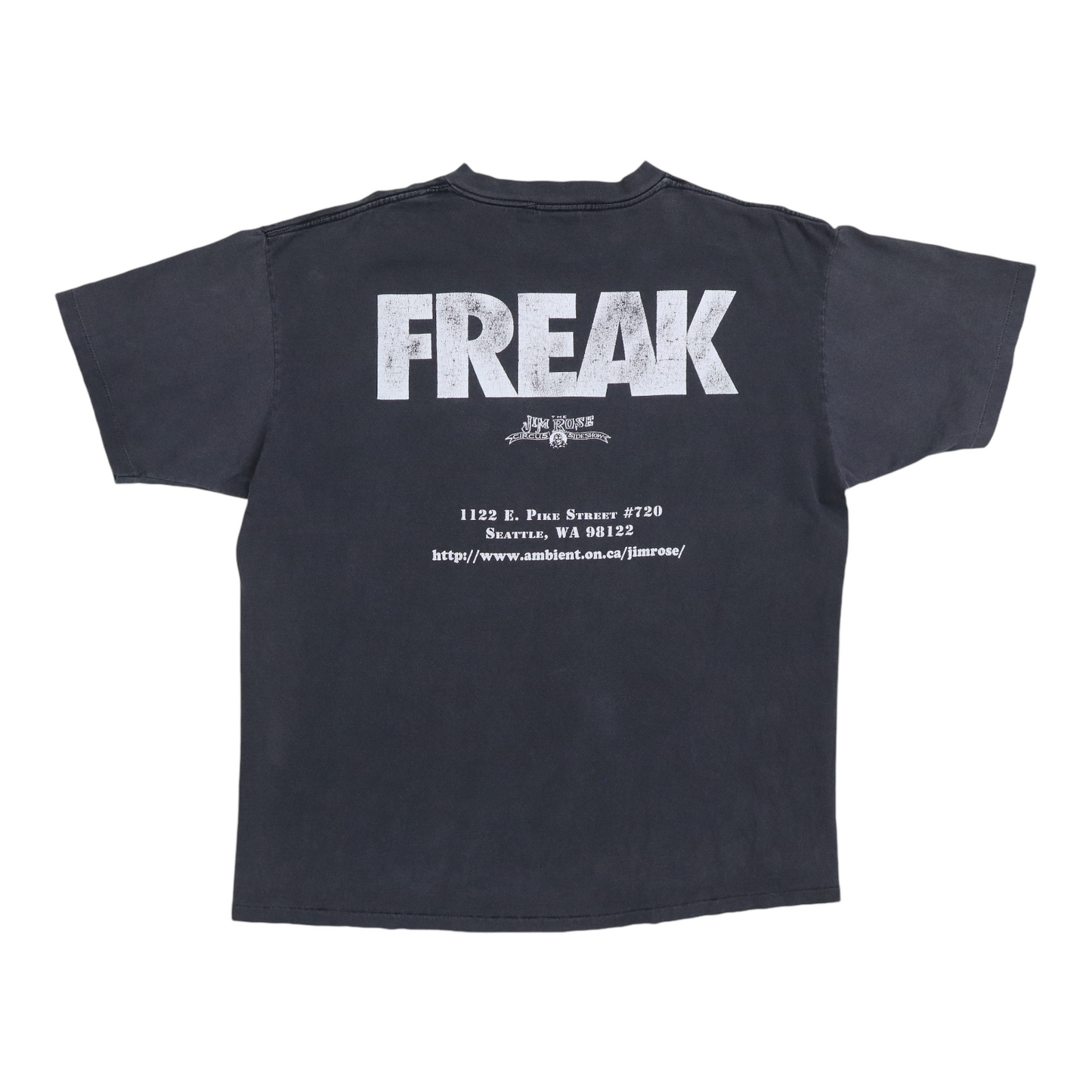 1990s Jim Rose Circus Sideshow FREAK Shirt Back