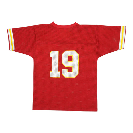 1990s Joe Montana Kansas City Chiefs Football Jersey Back
