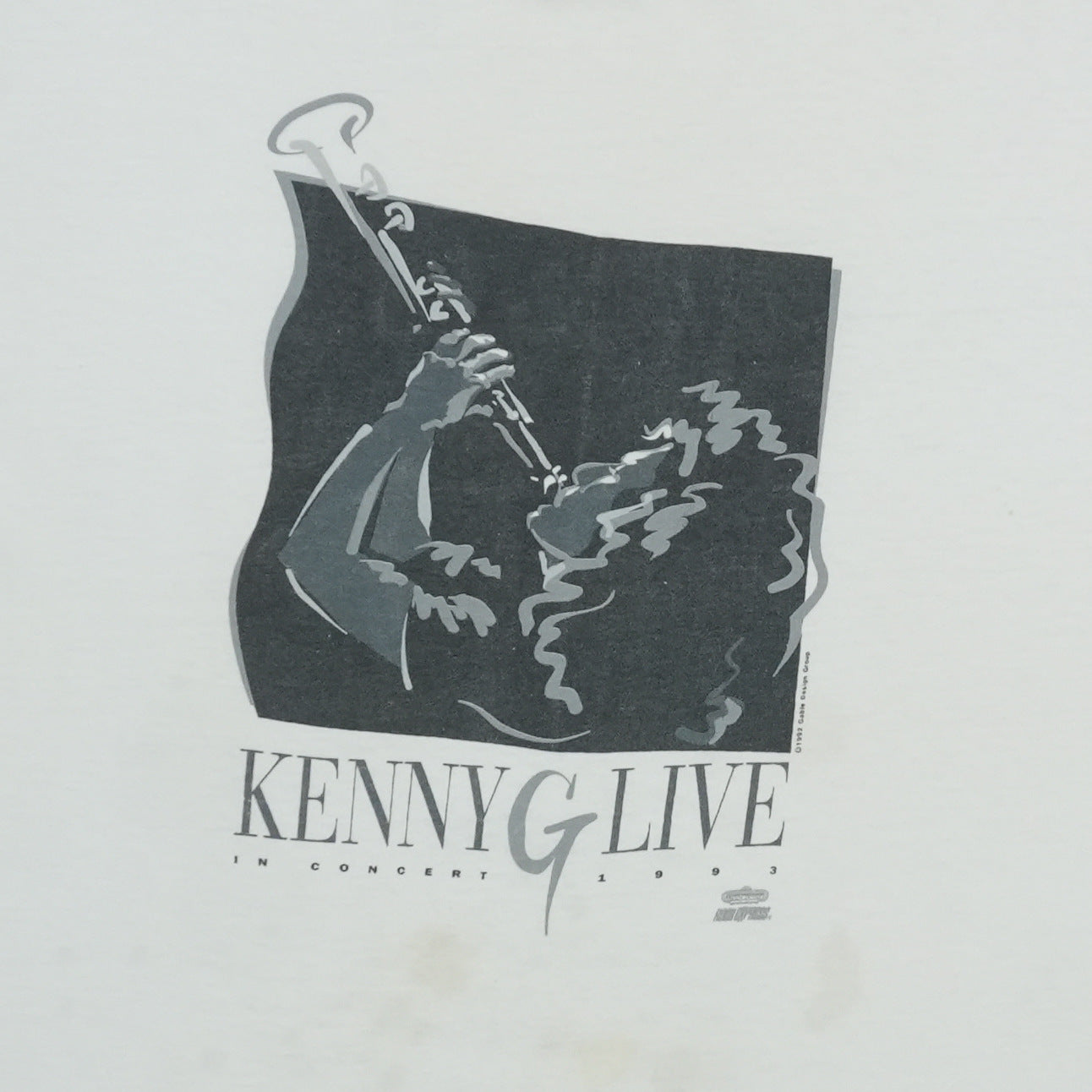 1990s Kenny G Live In Concert Shirt Detail 1