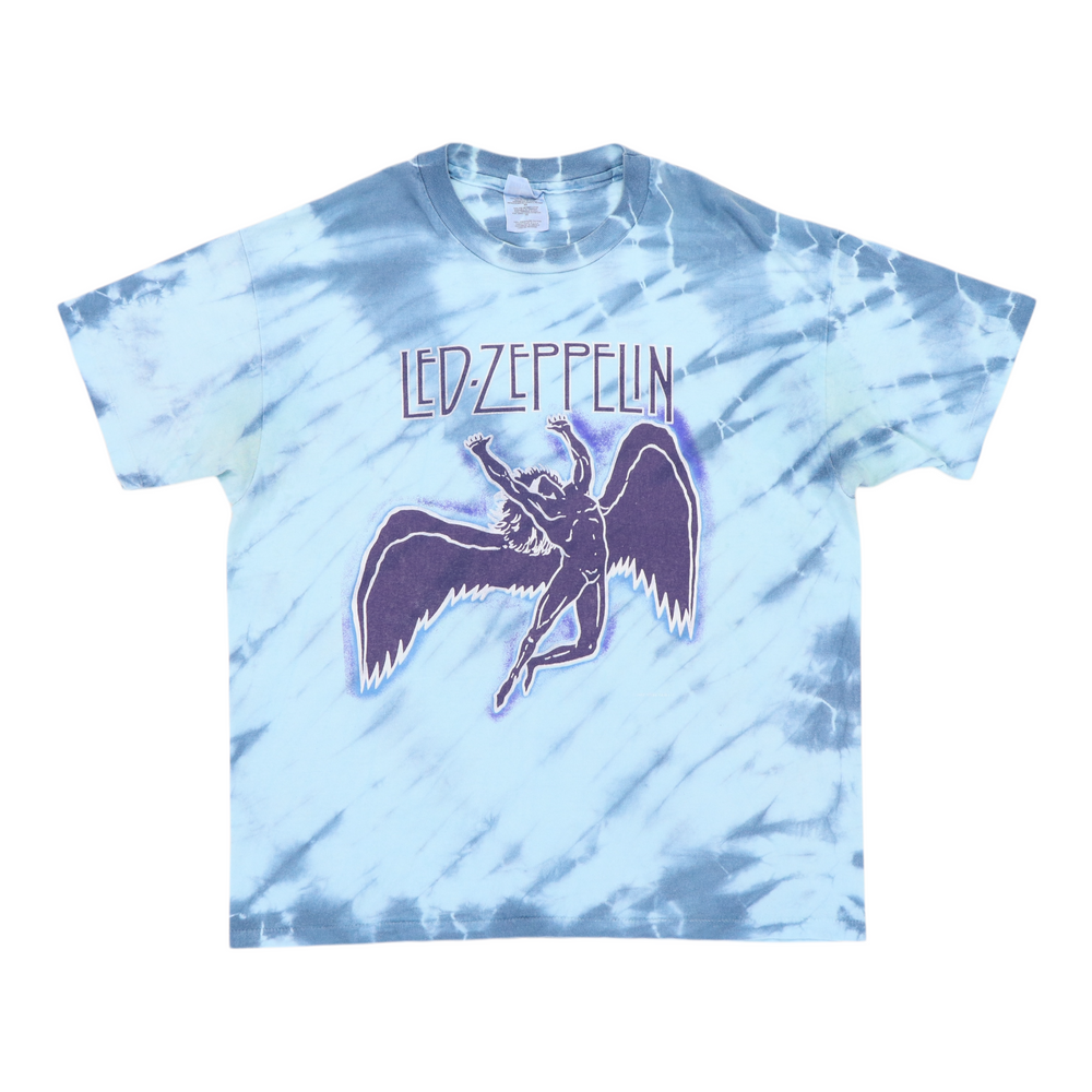 1990s Led Zeppelin Swan Song Tie Dye Shirt