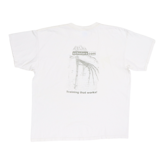 1990s Leonardo Di Vinci Ahead Of His Time Shirt Back