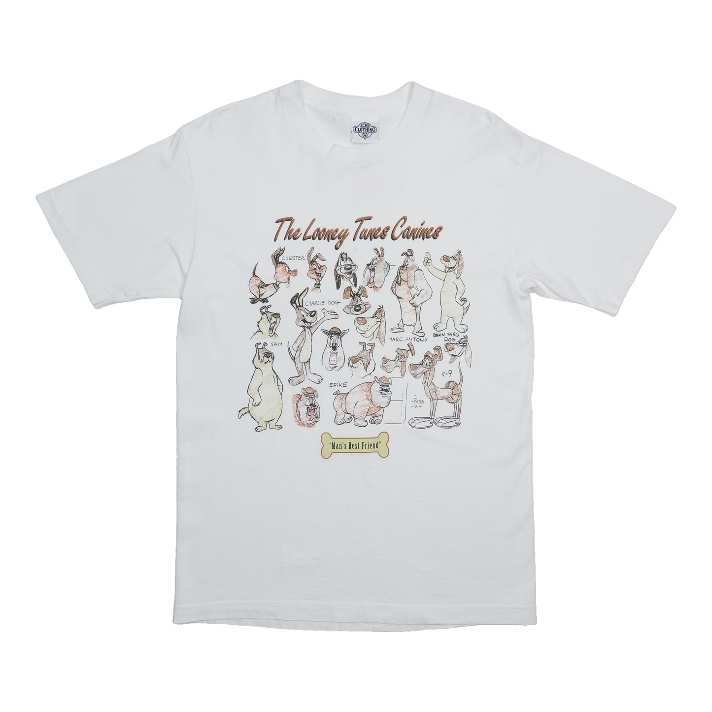 1990s Looney Tunes Canines Mans Best Friend Shirt
