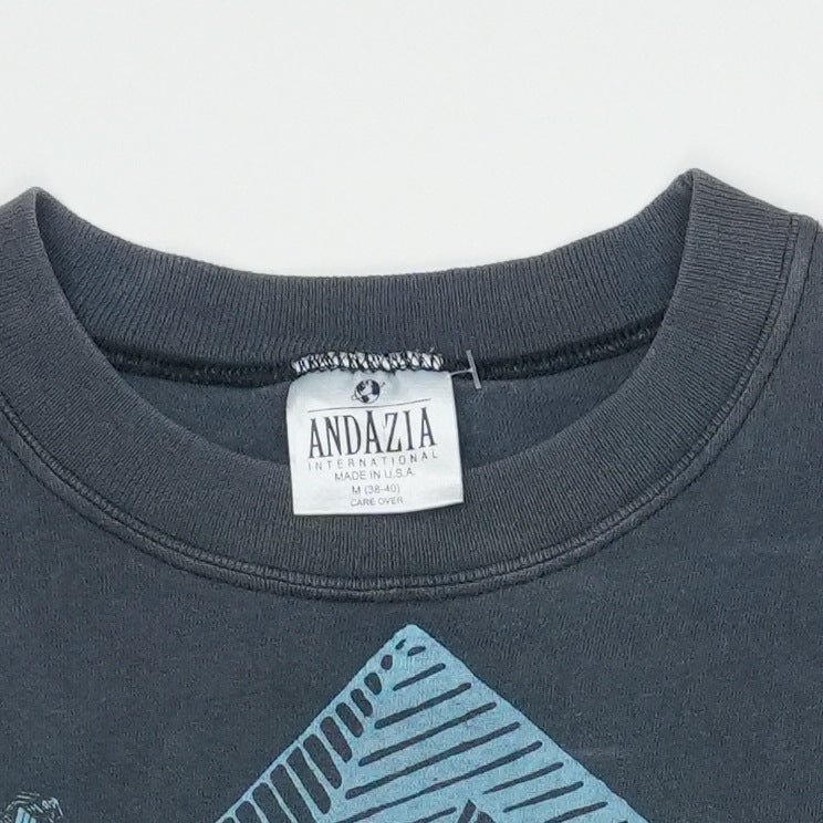 1990s MC Escher All Over Print Shirt Detail