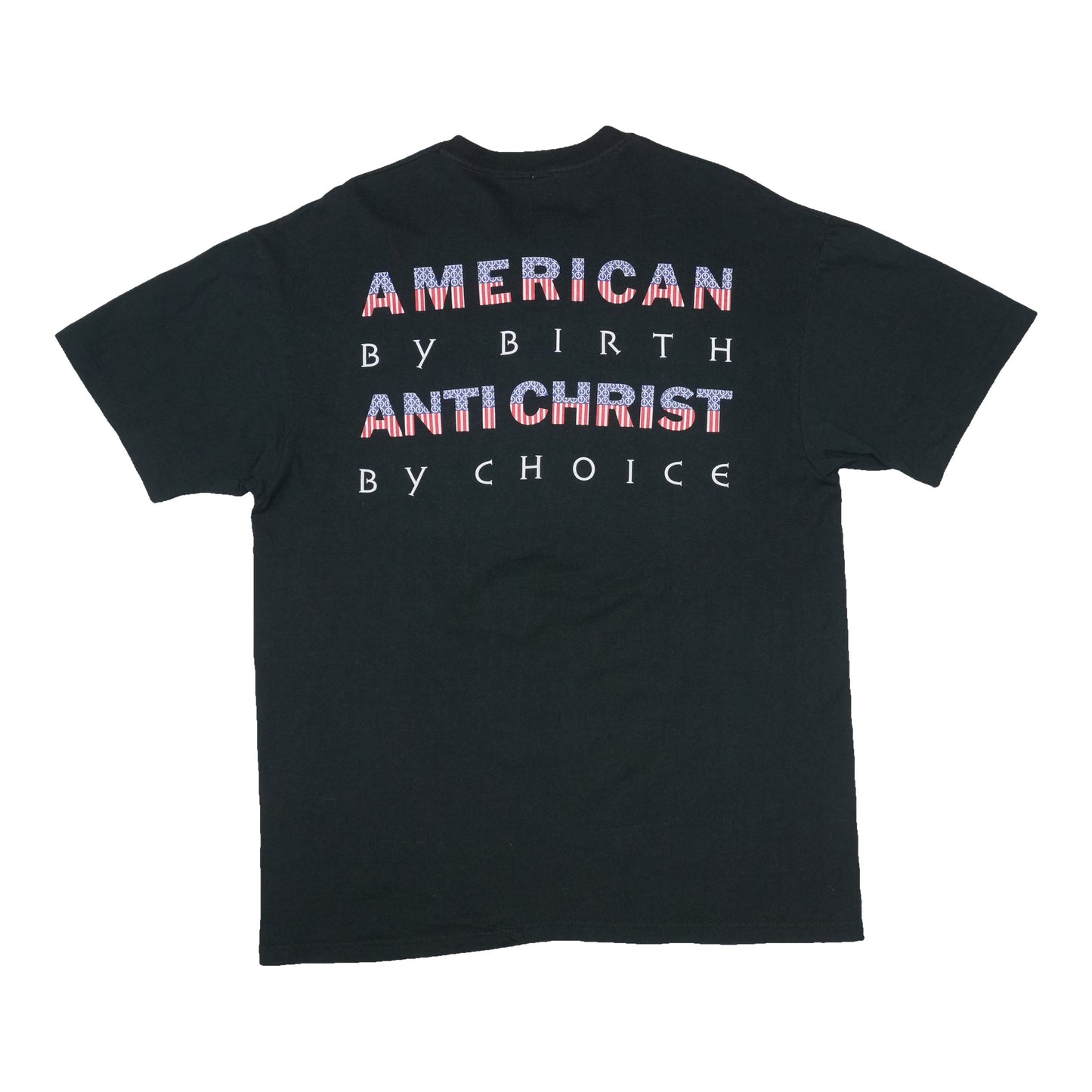 1990s Marilyn Manson American By Birth Antichrist By Choice Shirt