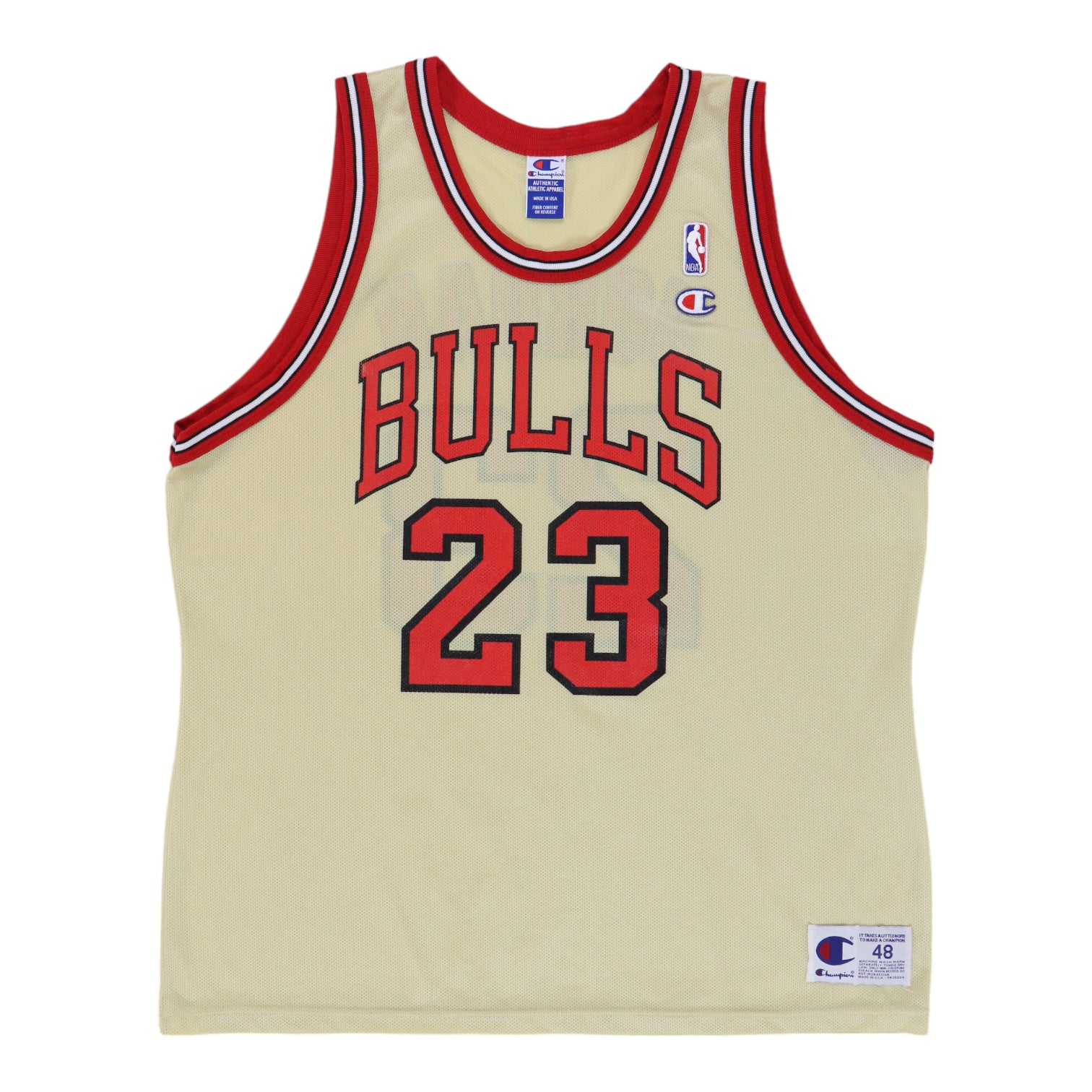 Size 48 VTG Champion Jordan Jersey Chicago Bulls 23 NBA 90s 
