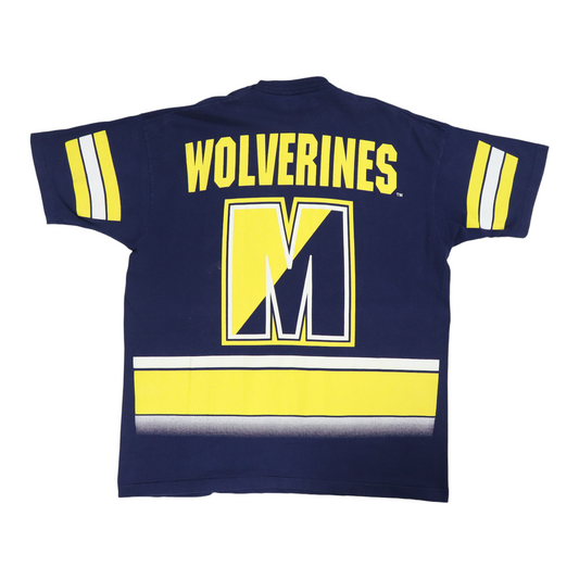 1990s Michigan State Wolverines Jersey Shirt Back