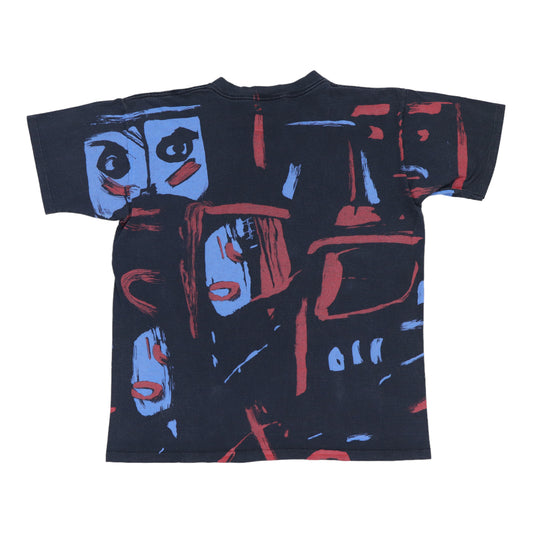 1990s Miles Davis All Over Print Shirt Back