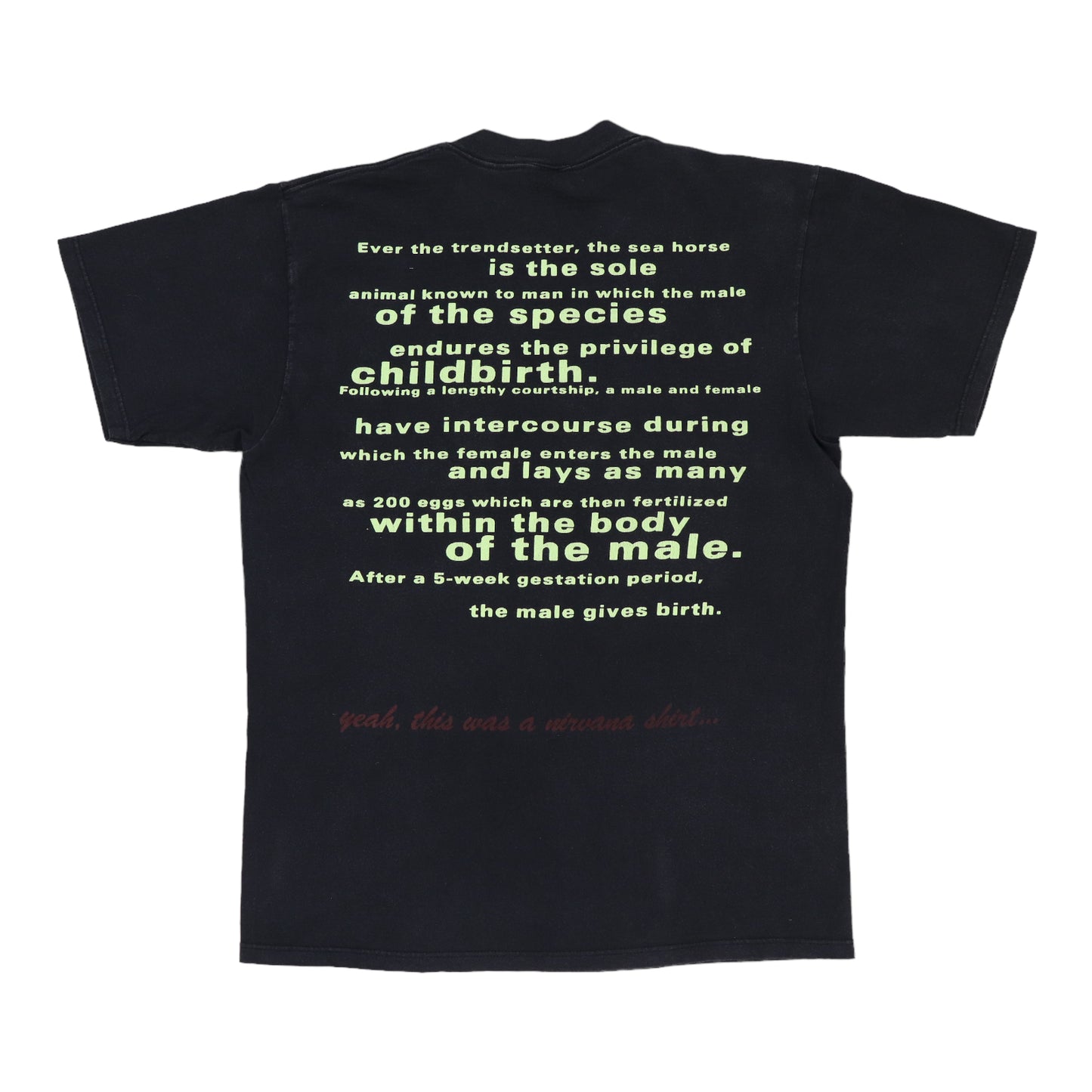 1990s Nirvana Seahorse Shirt