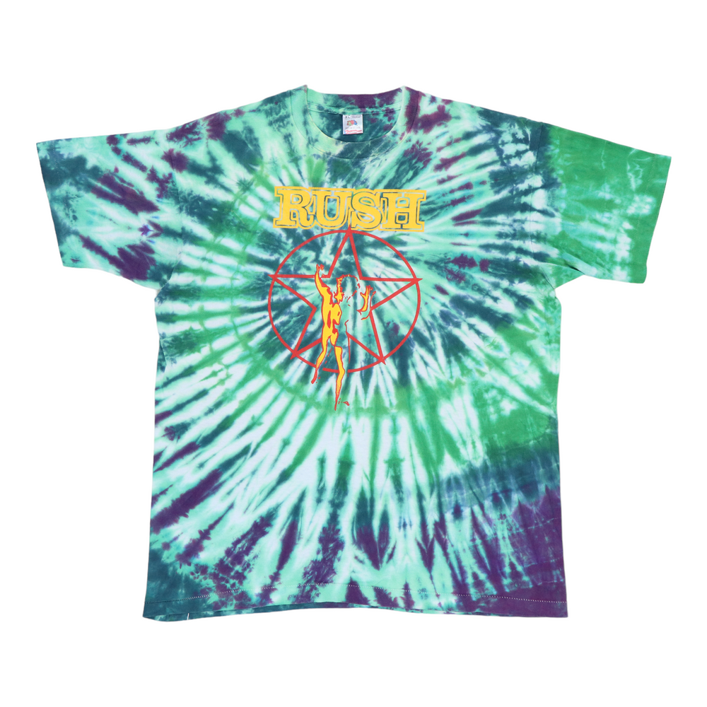 1990s Rush Starman Tie Dye Shirt