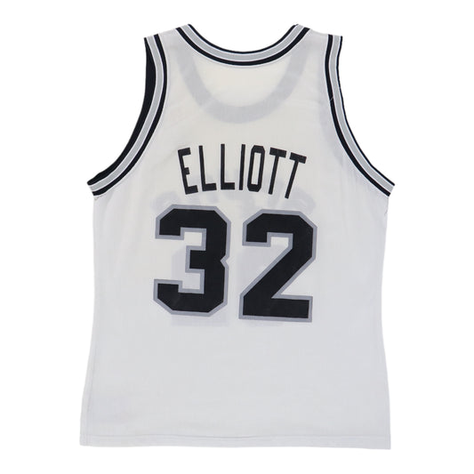 1990s Sean Elliot San Antonio Spurs NBA Jersey Back