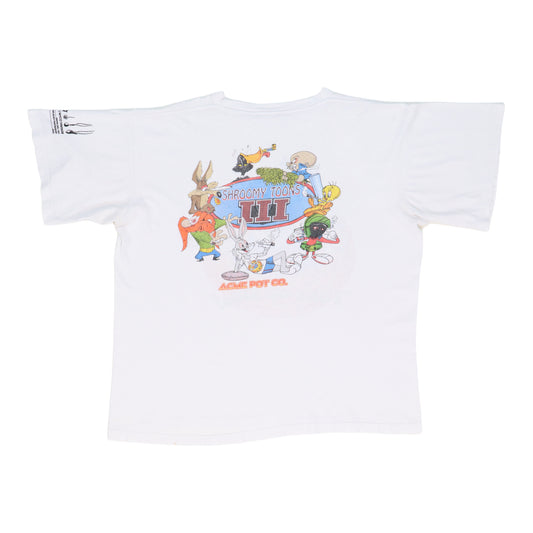 1990s Shroomy Tunes Toke Up Doc Shirt Back