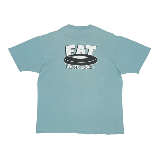 1990s Strung Out Fat Wreck Chords Shirt Back