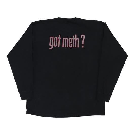 1990s The Crystal Method Got Meth Long Sleeve Shirt Back