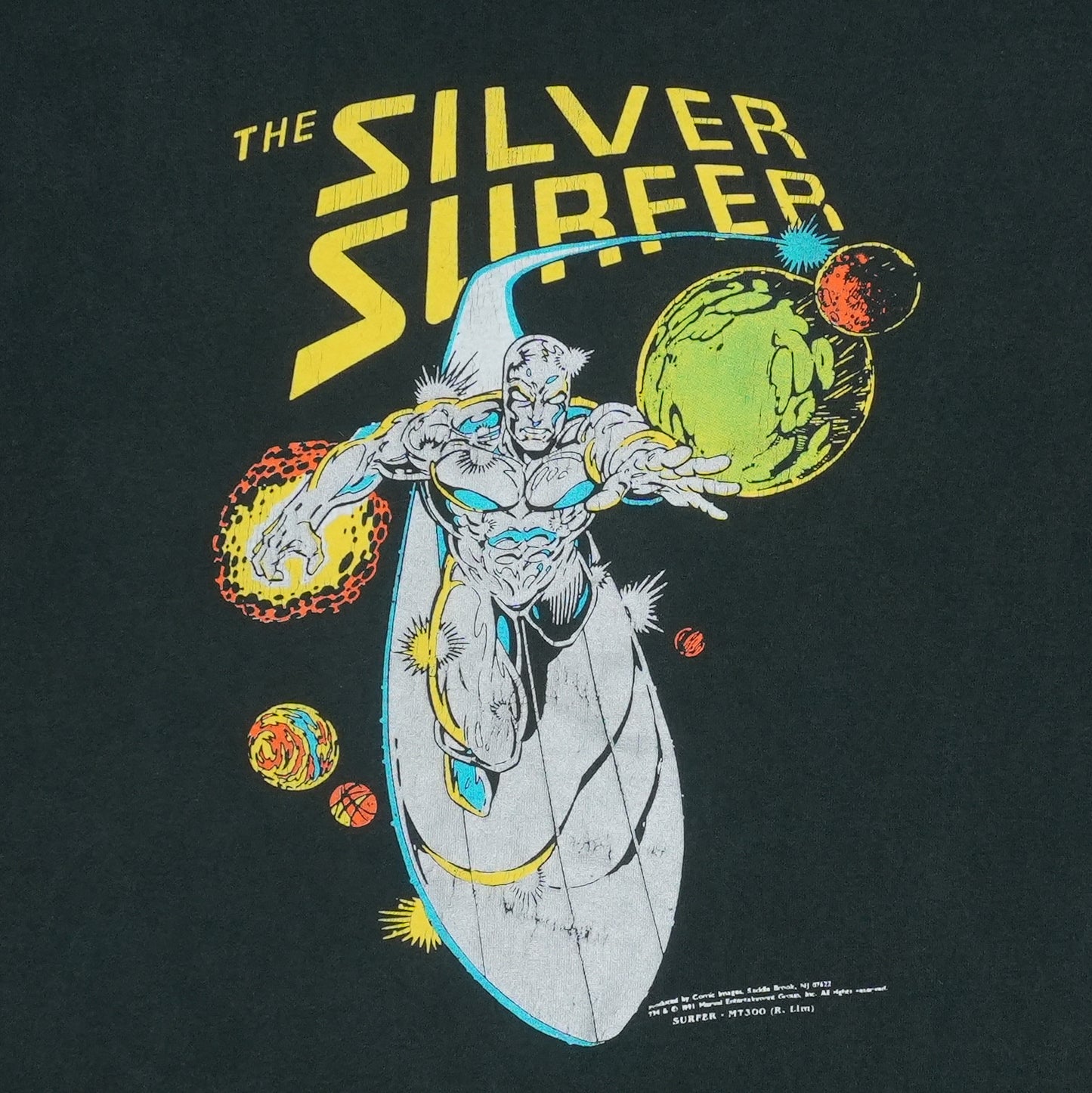 1991 The Silver Surfer Marvel Comics Shirt Detail