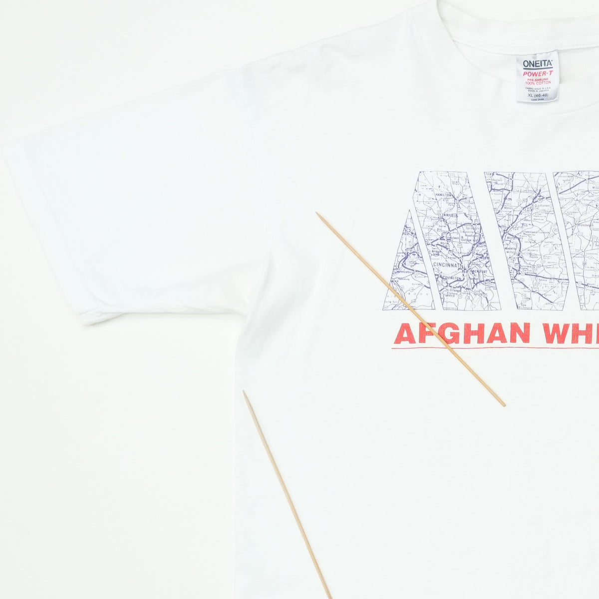 1990s Afghan Whigs Map Graphic Shirt