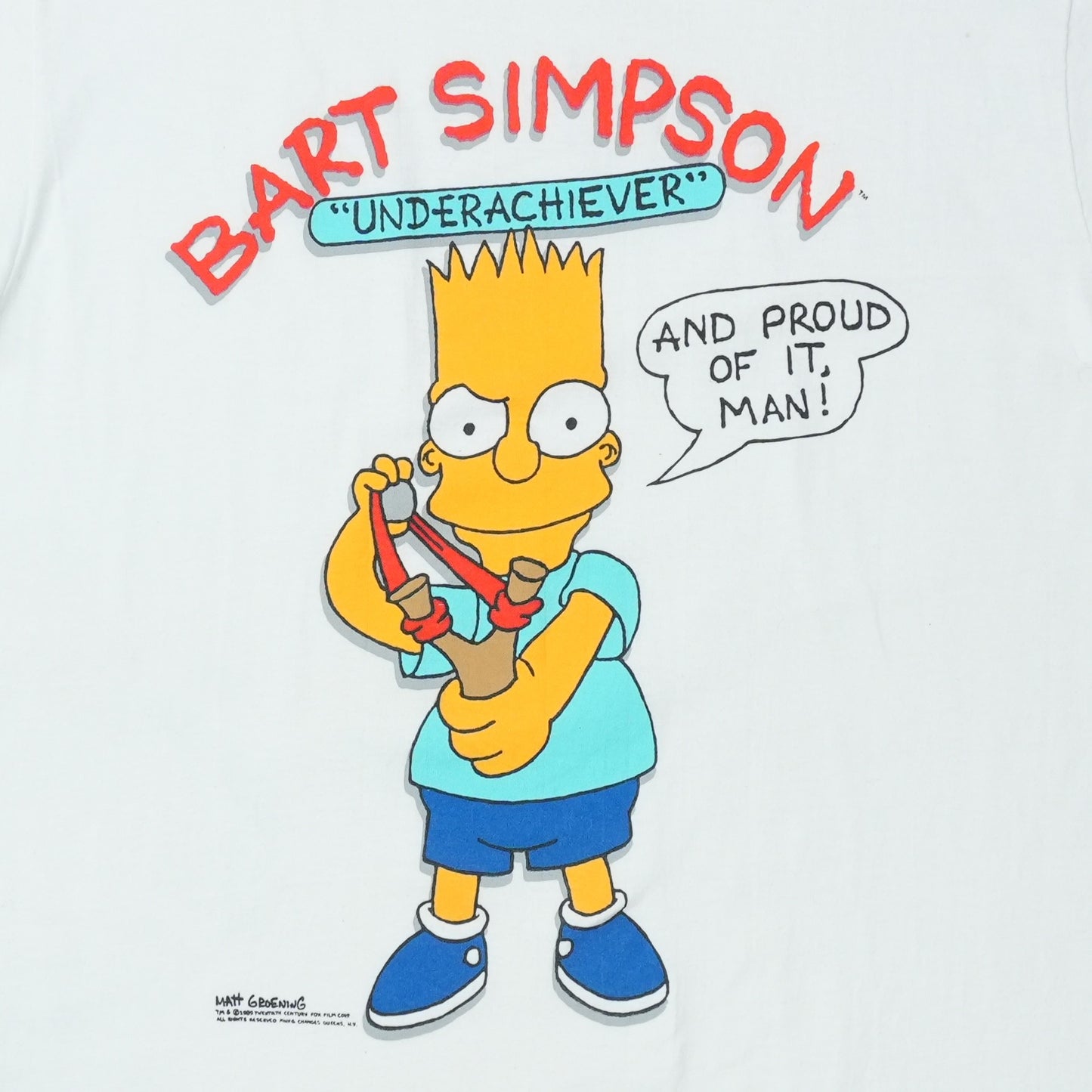 1990s Bart Simpson Underachiever Shirt