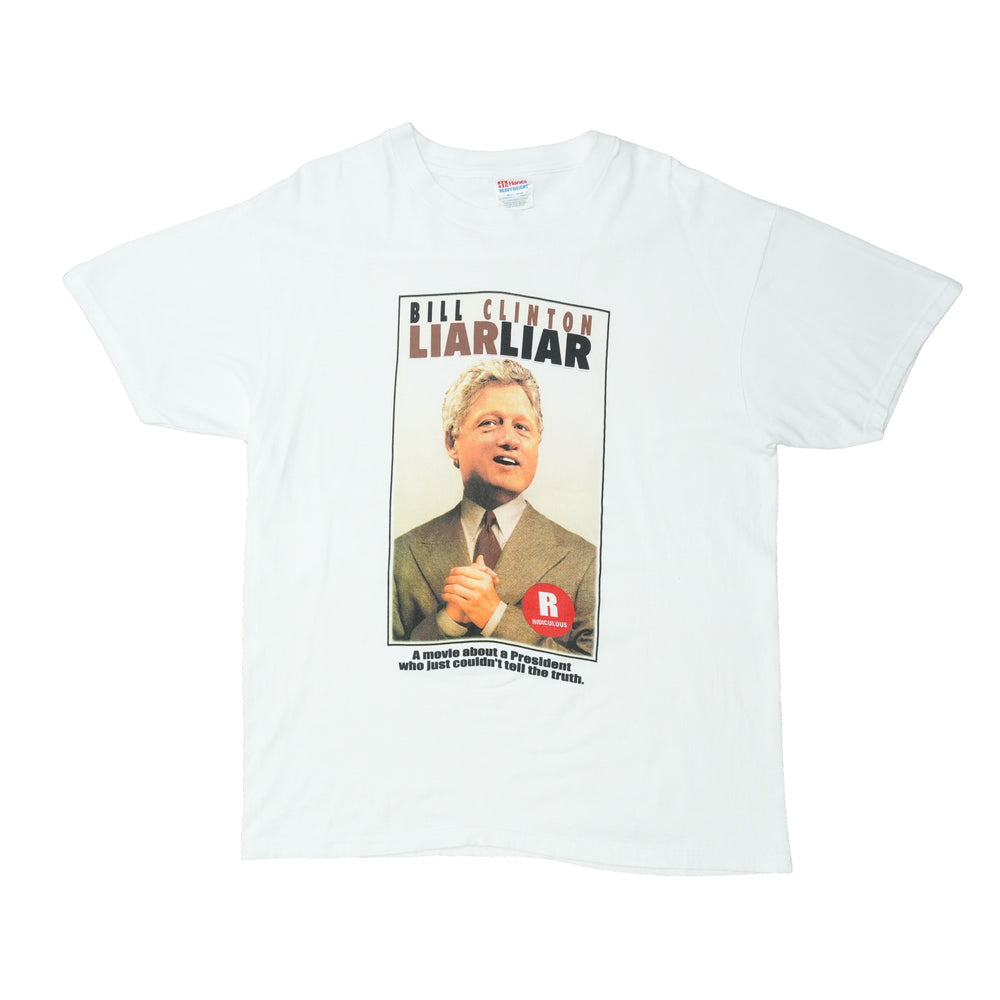 1990s Bill Clinton Liar Liar Shirt