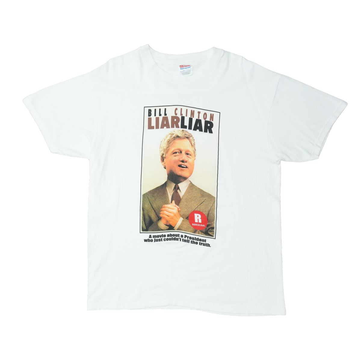 1990s Bill Clinton Liar Liar Shirt