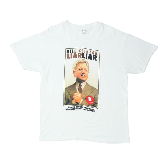 1990s Bill Clinton Liar Liar Shirt
