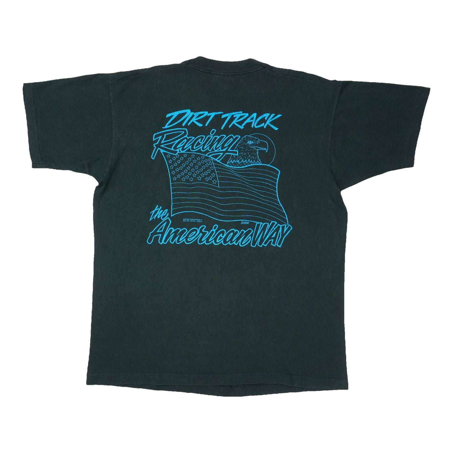 1990s Dirt Track Racing The American Way Shirt