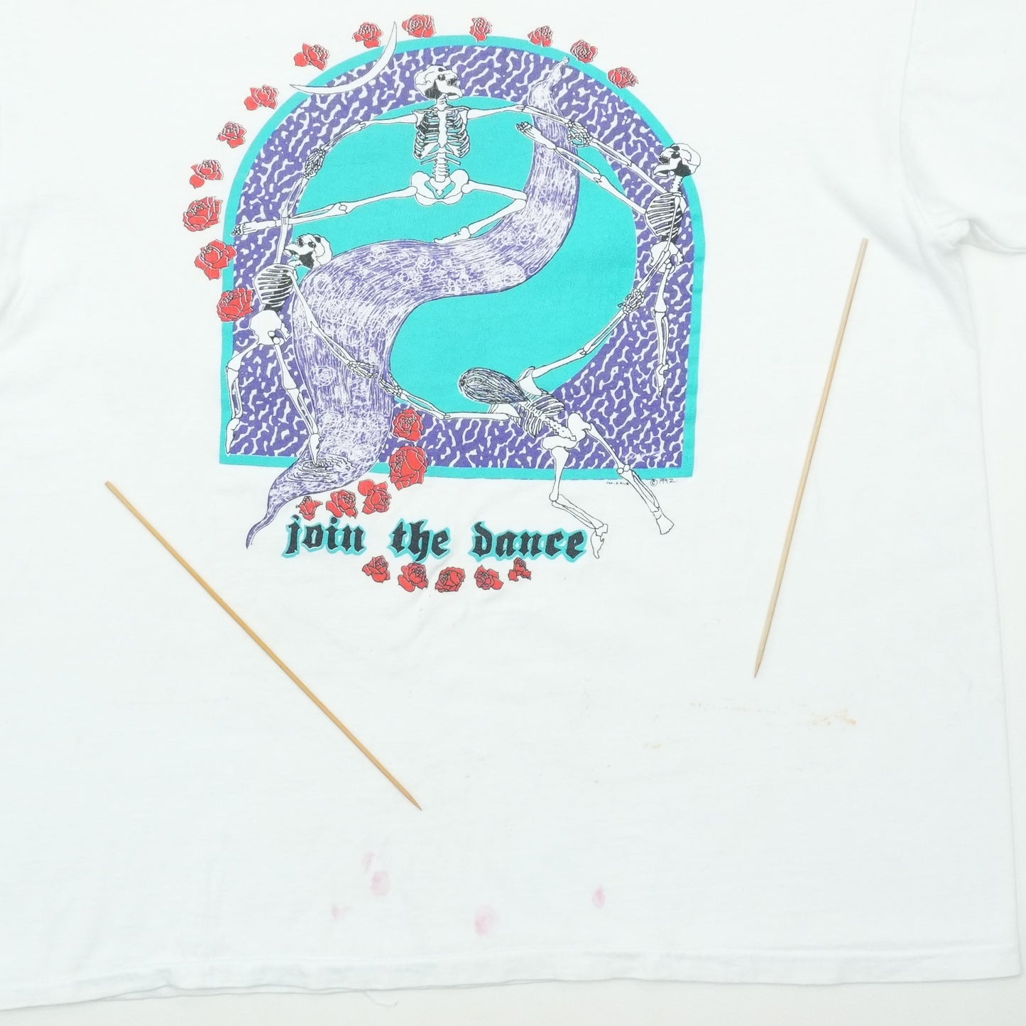 1990s Grateful Dead Join The Dance Skeletons Shirt