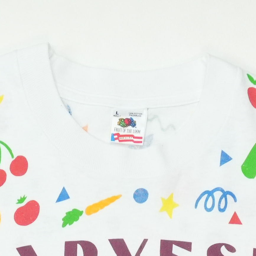 1990s Harvest Co-Operative Supermarket All Over Print Shirt