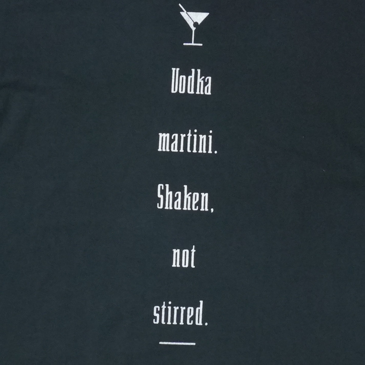 1990s James Bond 007 Vodka Martini Shirt