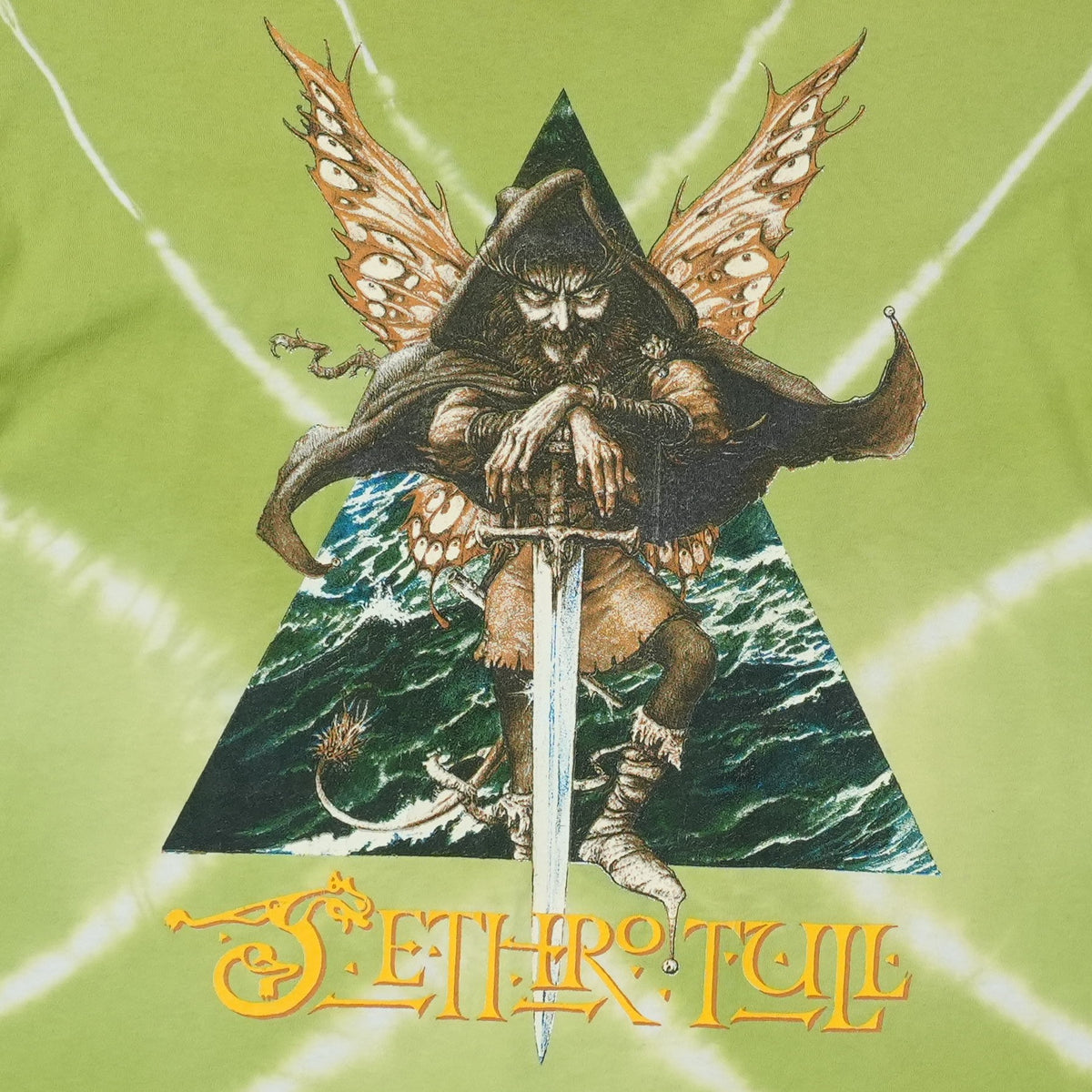 1990s Jethro Tull The Broadsword And The Beast Tie Dye Shirt
