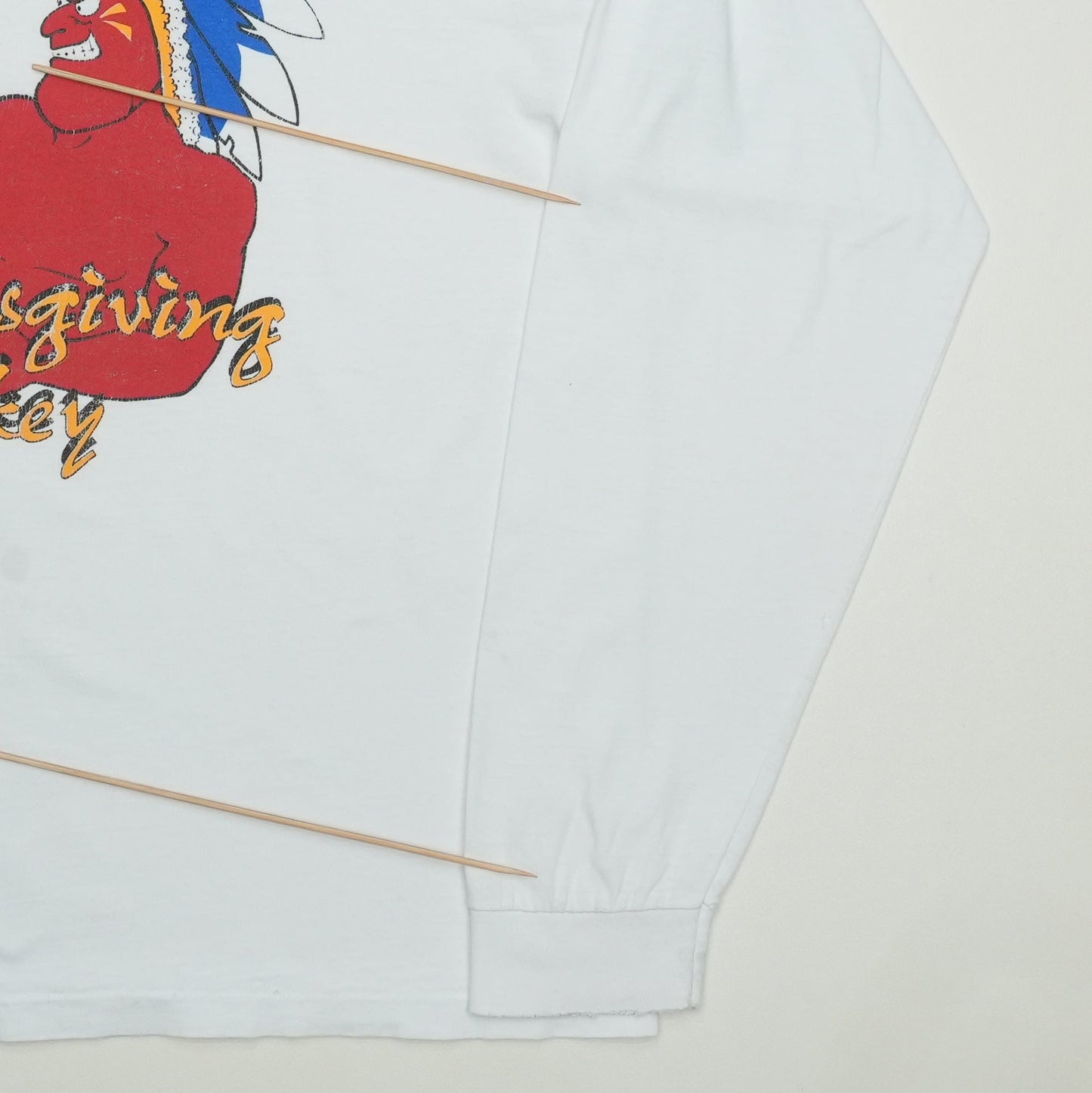 1990s Kansas City's Thanksgiving Turkey Shirt Detail 6