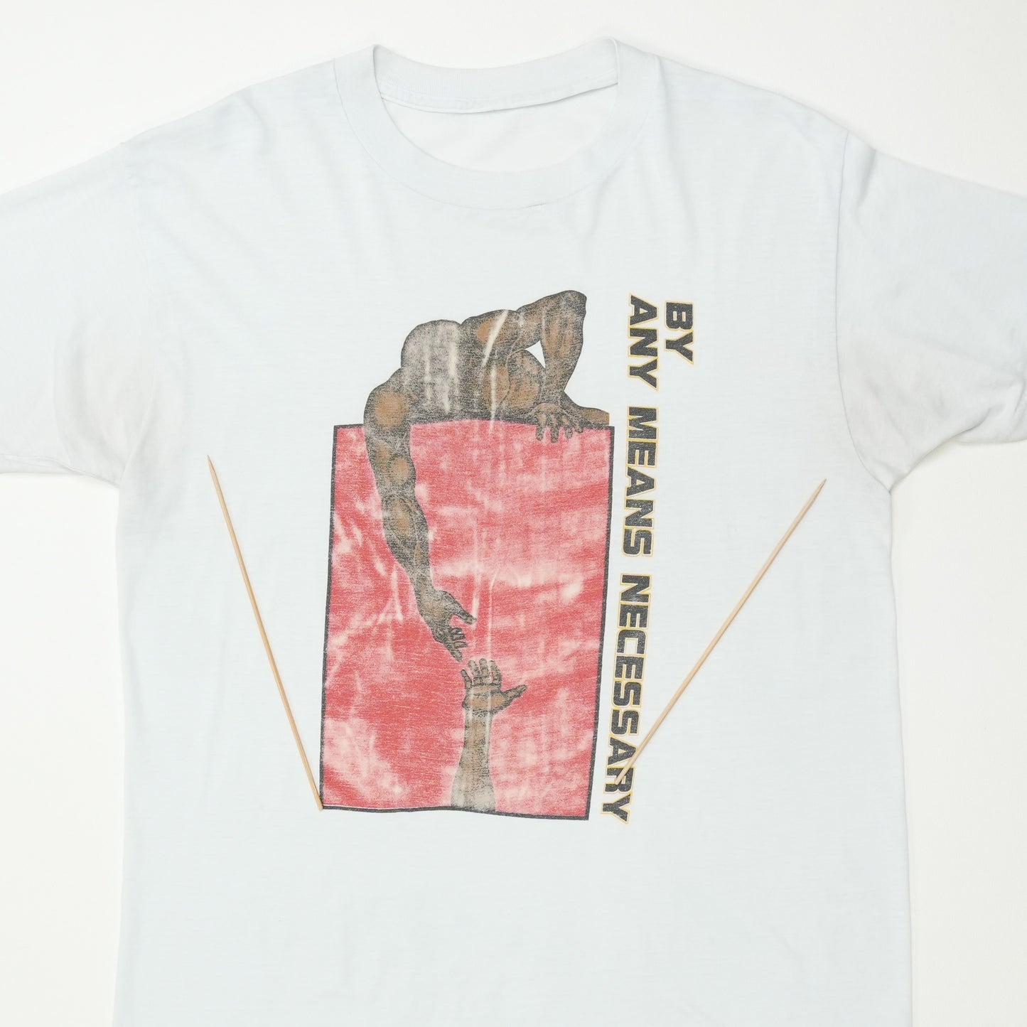 1990s Malcolm X By Any Means Necessary Shirt