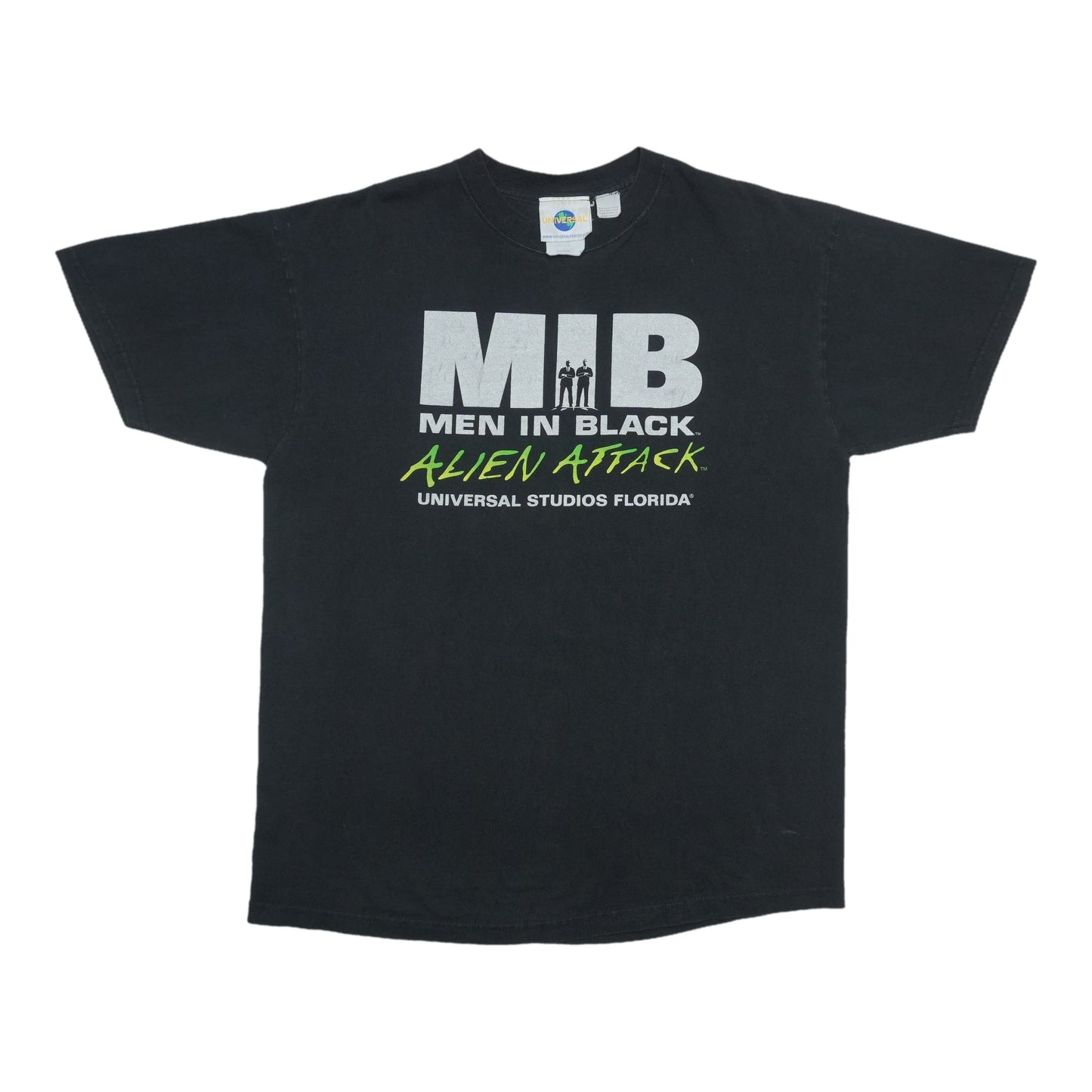 1990s Men in Black Alien Attack Universal Studios Florida Shirt Front