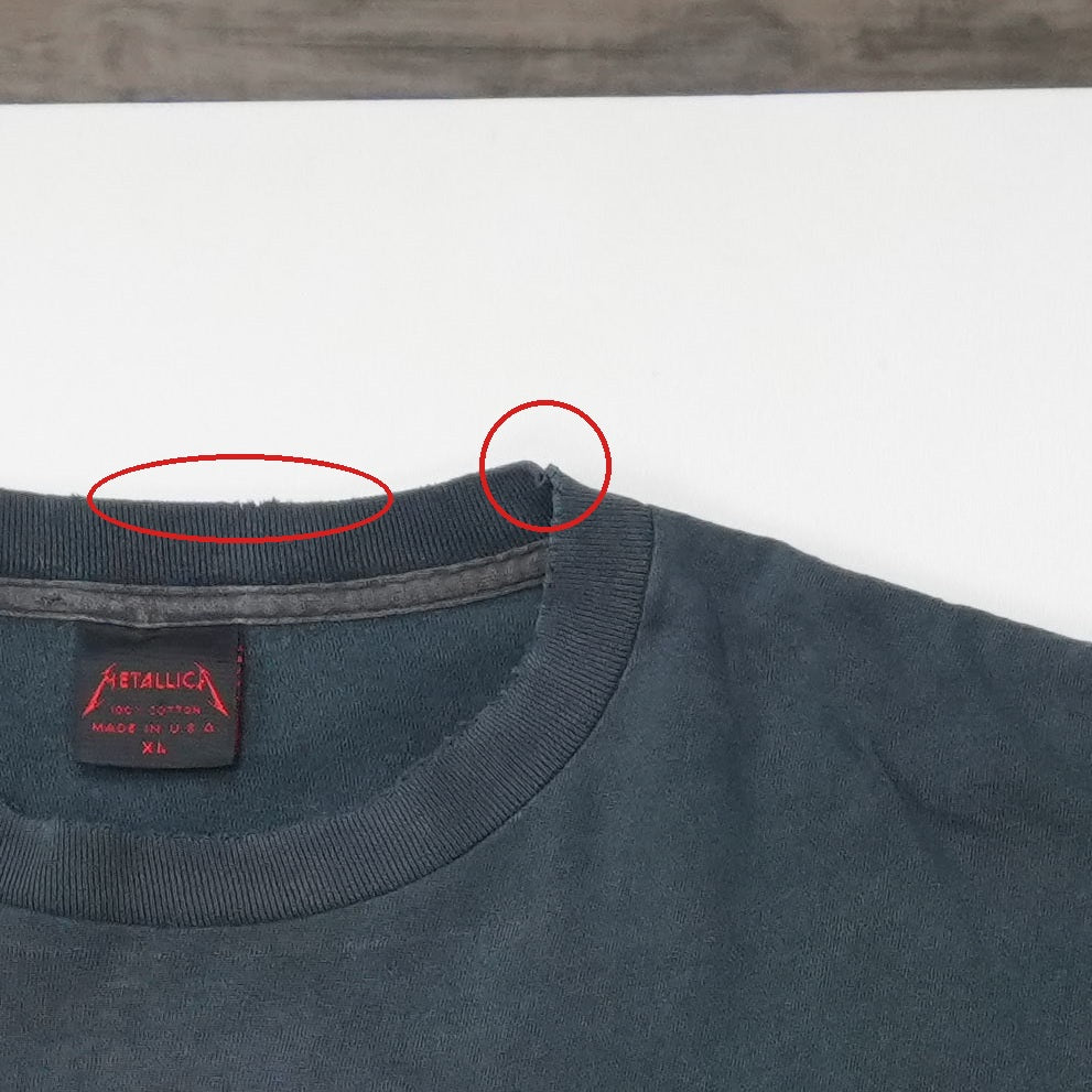 1990s Metallica Ride The Lightning Shirt