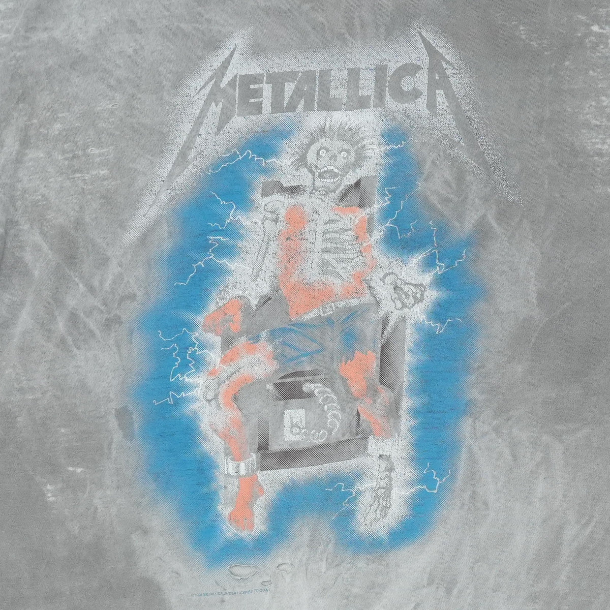 1990s Metallica Ride The Lightning Shirt