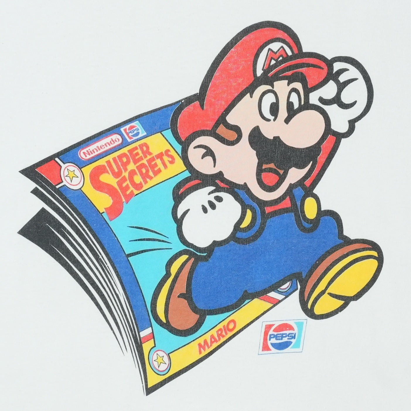 1990s Nintendo Super Secrets Mario Pepsi Promo Shirt