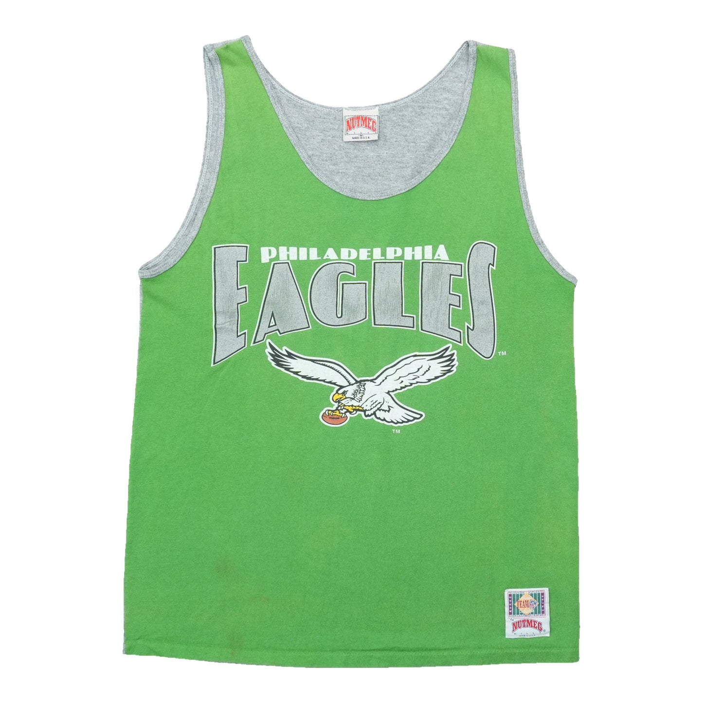 1990s Philadelphia Eagles Nutmeg Reversible Tank Top