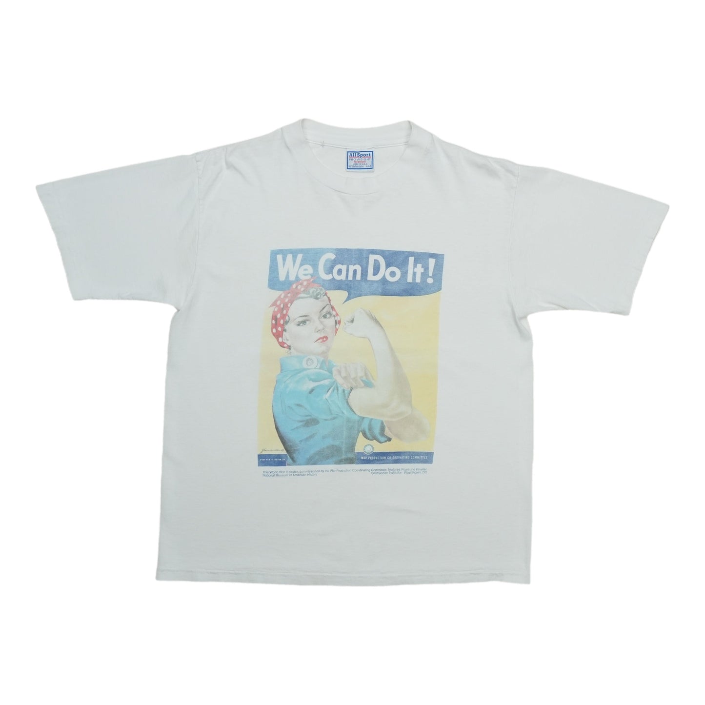 1990s Rosie the Riveter We Can Do It Shirt Front