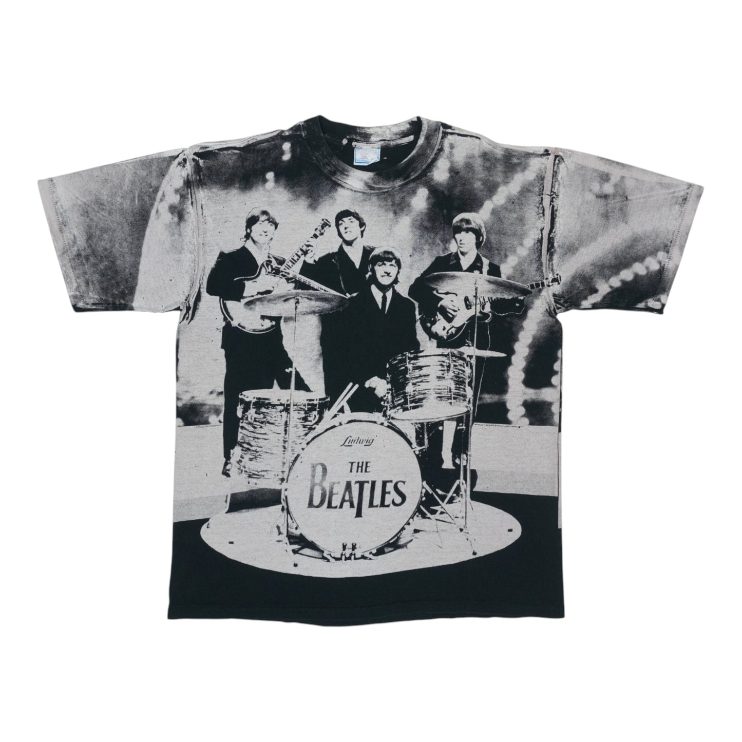 1990s Beatles All Over Print Shirt