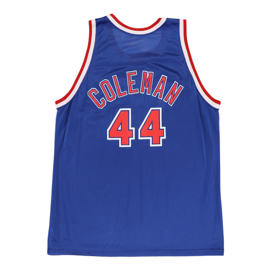 1990s Derrick Coleman New Jersey Nets Basketball Jersey Back