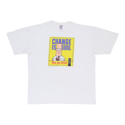 1990s Dilbert Change Is Good You Go First Shirt