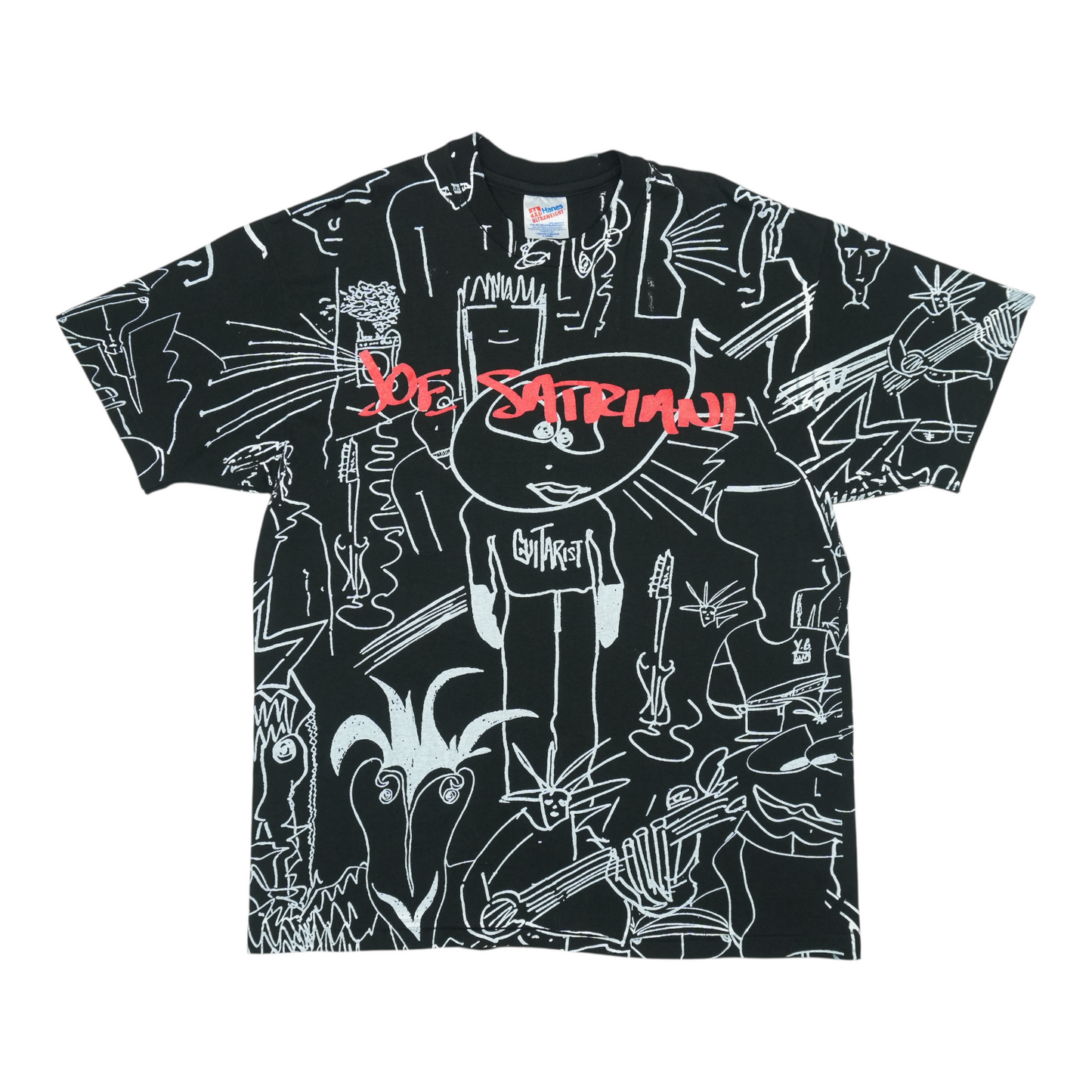 1990s Joe Satriani Goodbye For Now All Over Print Shirt