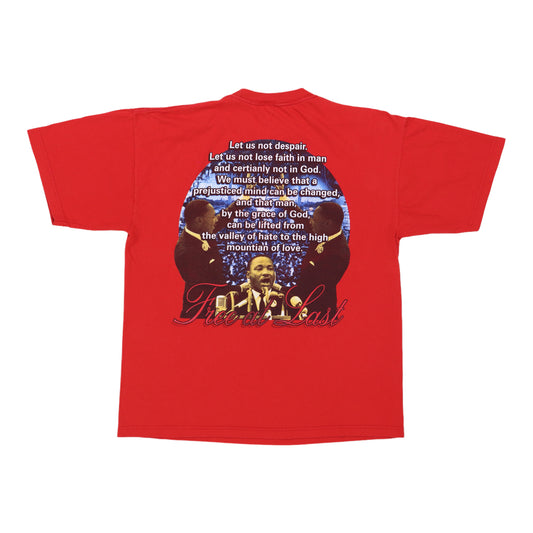 1990s Martin Luther King Jr One Family One Dream Shirt Back