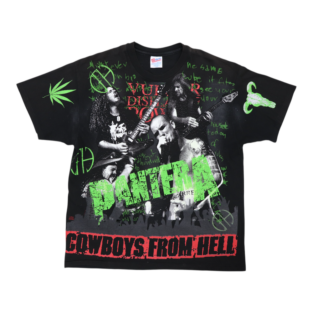 1990s Pantera Cowboys From Hell All Over Print Shirt
