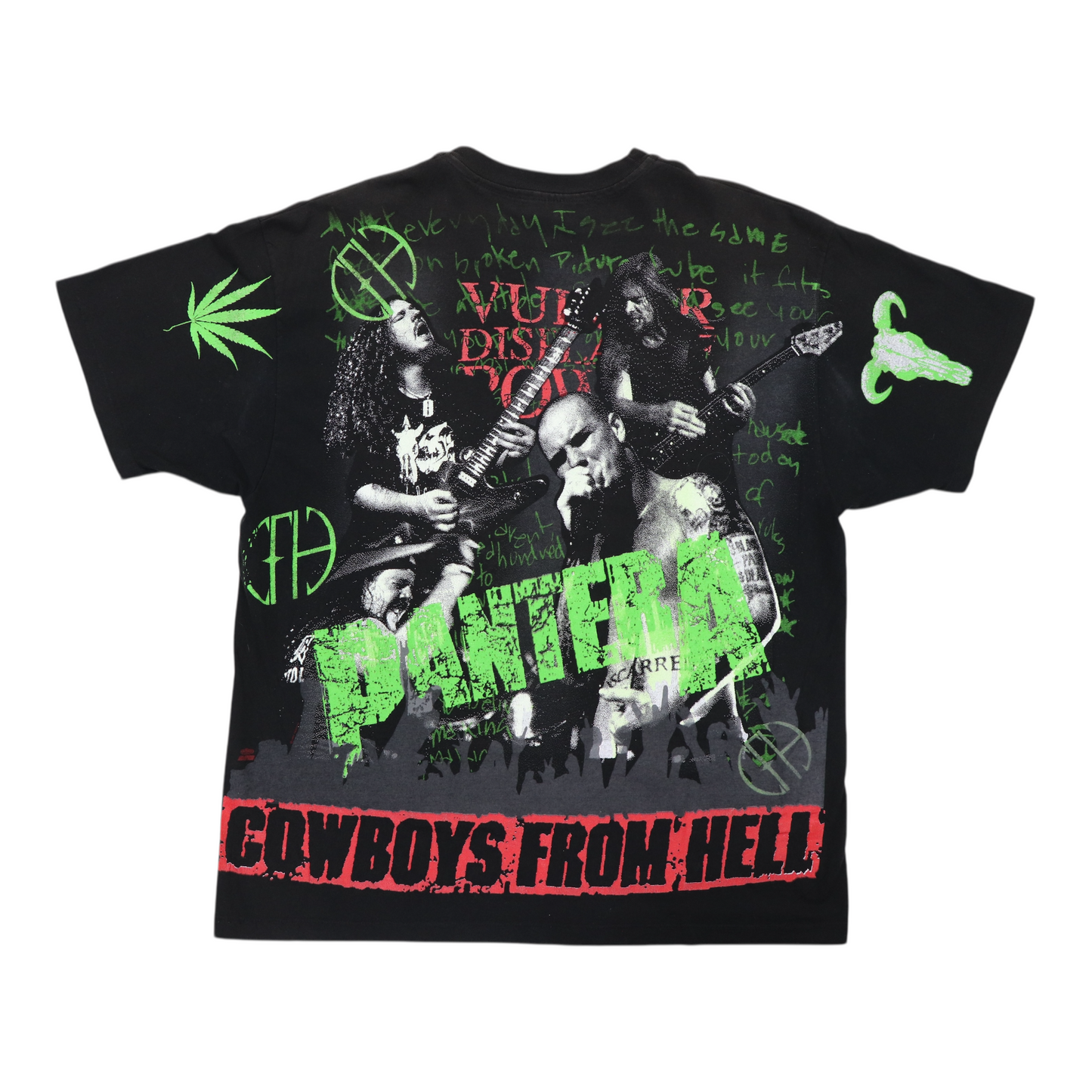 1990s Pantera Cowboys From Hell All Over Print Shirt